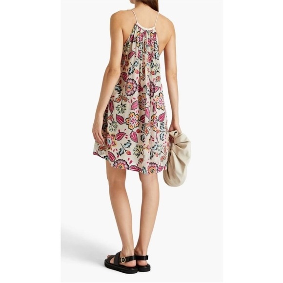 NWOT Rag & Bone Bailey Silk Blend Mini Floral Sleeveless Dress size Medium - Picture 2 of 11